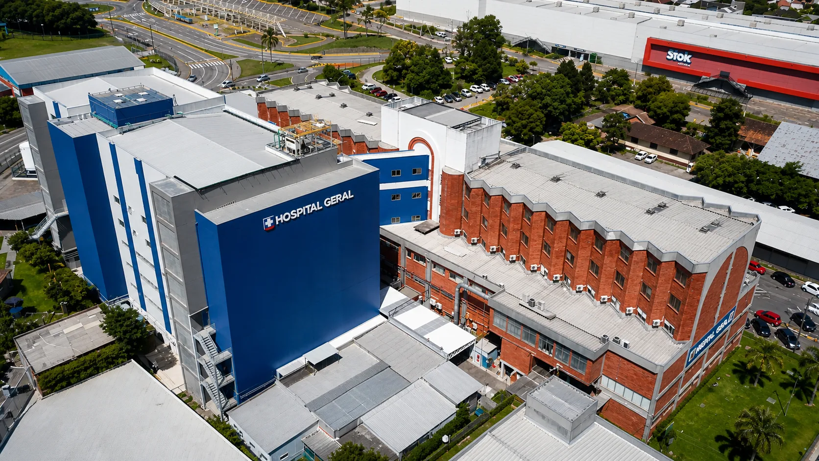 Hospital Geral de Caxias do Sul, vista externa