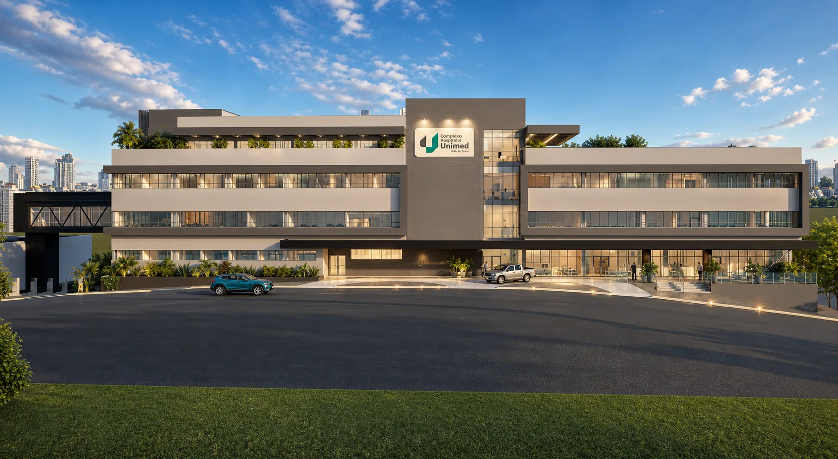 Hospital Unimed Vale dos Sinos, acesso principal